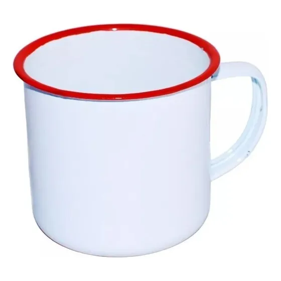Pocillo De Peltre Tlp Para Sublimar Vintage Sublimación Comb Color Rojo