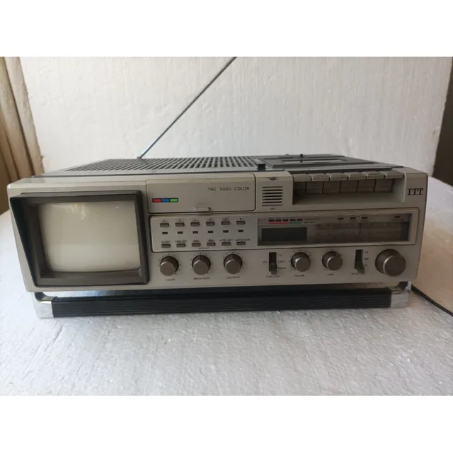 Radiograbador Antiguo Itt Con Tv