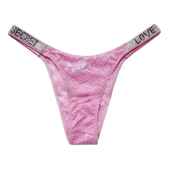 Bragas De Encaje Sexy For Mujer De 4 Piezas Bragas, Tangas