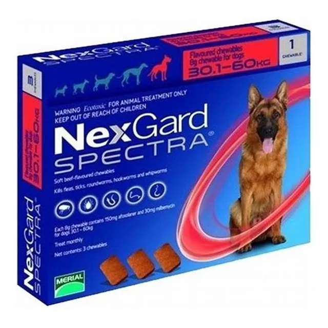 Nexgard Spectra 30 Kg 60 Kg 