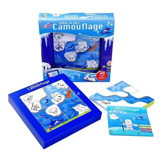 Juego De Mesa Camuflaje Del Polo Norte North Pole Camouflage
