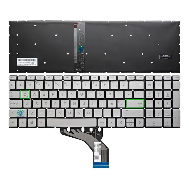 Teclado Para Hp 15-cw1012la 15-cw1005la 15-cw 15-cs Luz Lat