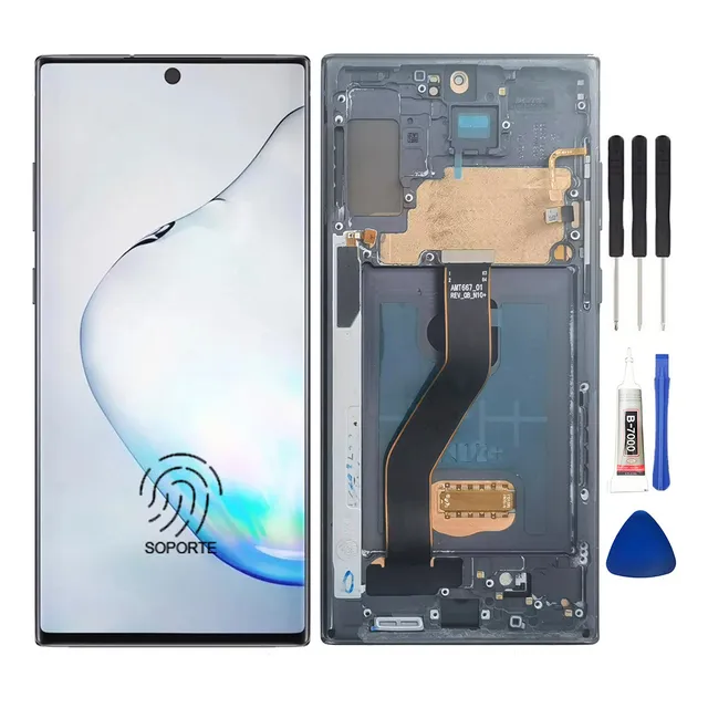 Oled Pantalla Display Con Marco Para Samsung Note 10+ Plus