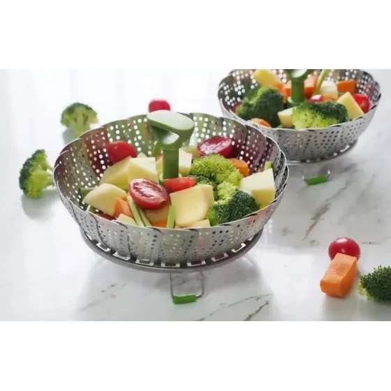 Cesta Vaporera Para Ollas Extensible Cocina Vegetales Otros