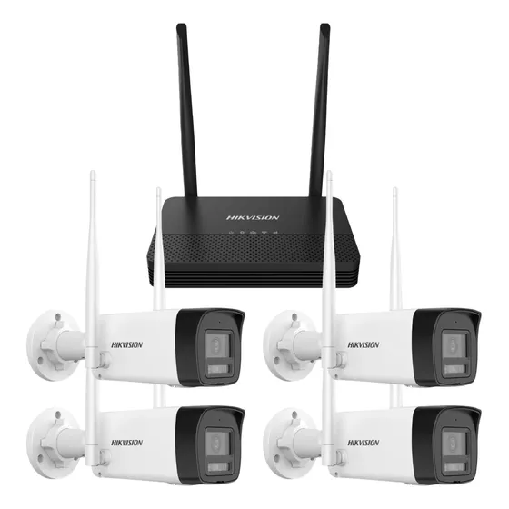 Kit Camaras Easy Link + 4 Bullet Wifi 2mp Hikvision