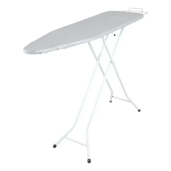 Mesa De Passar Roupas Em Aço Tabua Multi Níveis Ideal Lenox Cor Branco Lisa