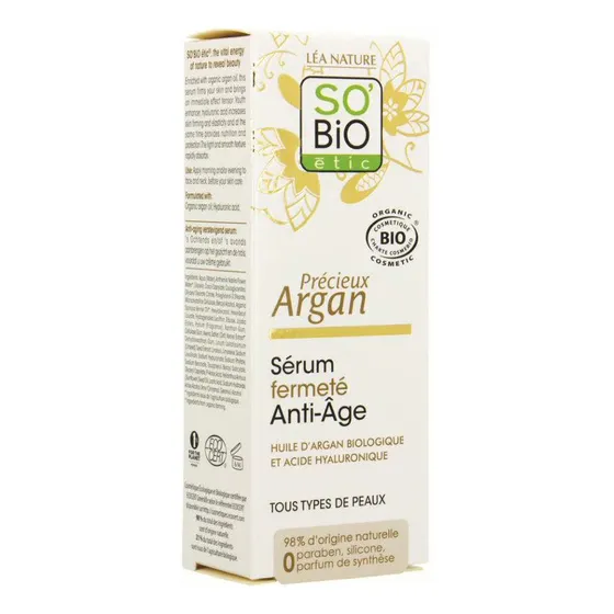 Serum Reafirmante Aceite De Argán Y Ácido Hialurónico Momento De Aplicación Día/noche Tipo De Piel Todo Tipo De Piel