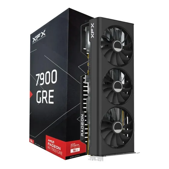 Mercado Livre Amd Radeon Rx 7900 Gre 16gb Gddr6 256bits - Xfx Rx-79gmercb9 image