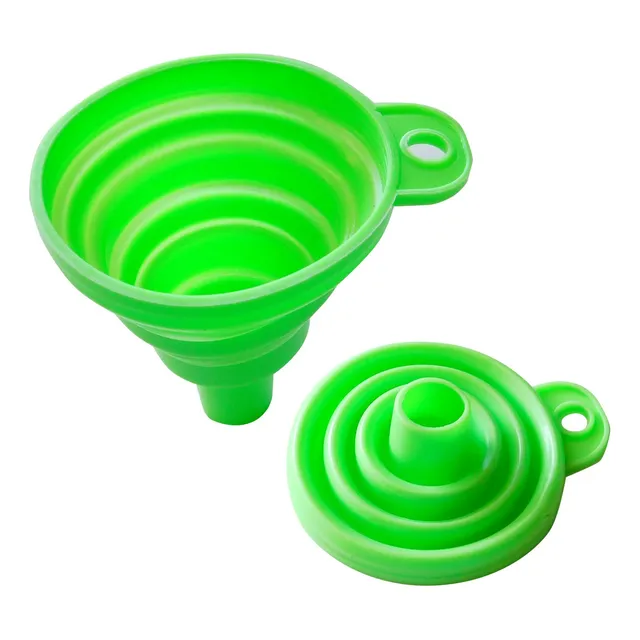 Mini Embudo Plegable De Silicona  Base Redonda 6.2cm X 7cm