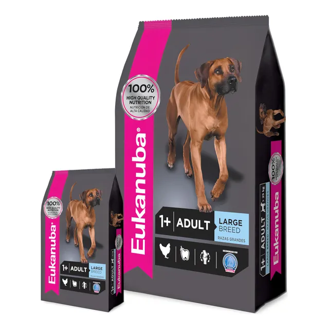 Alimento Eukanuba Adult para perro adulto de raza grande sabor mix en bolsa de 18kg