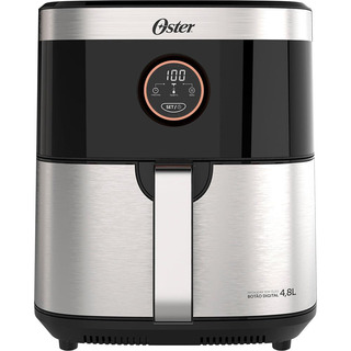 Fritadeira Sem Ăleo 2 Em 1 Black Inox 4,8l Oster - Fritadeira Sem Ăleo 2 Em 1 Black Inox 4,8l Oster -