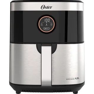 Fritadeira Sem Ăleo 2 Em 1 Black Inox 4,8l Oster - Fritadeira Sem Ăleo 2 Em 1 Black Inox 4,8l Oster -