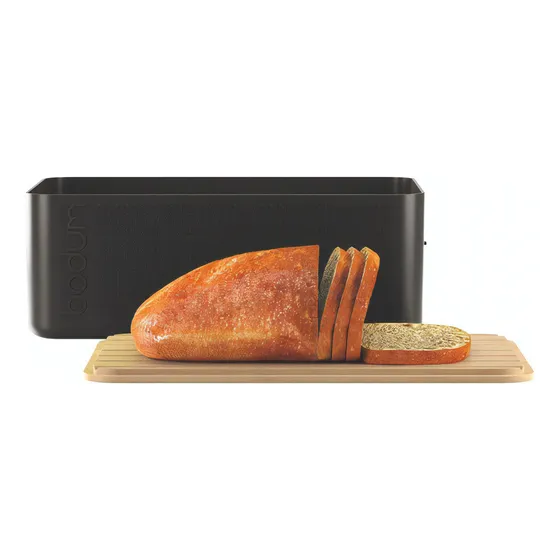 Panera Bodum Bistro Tapa Doble Uso Negra 11555-01 Bazarnet Color Negro