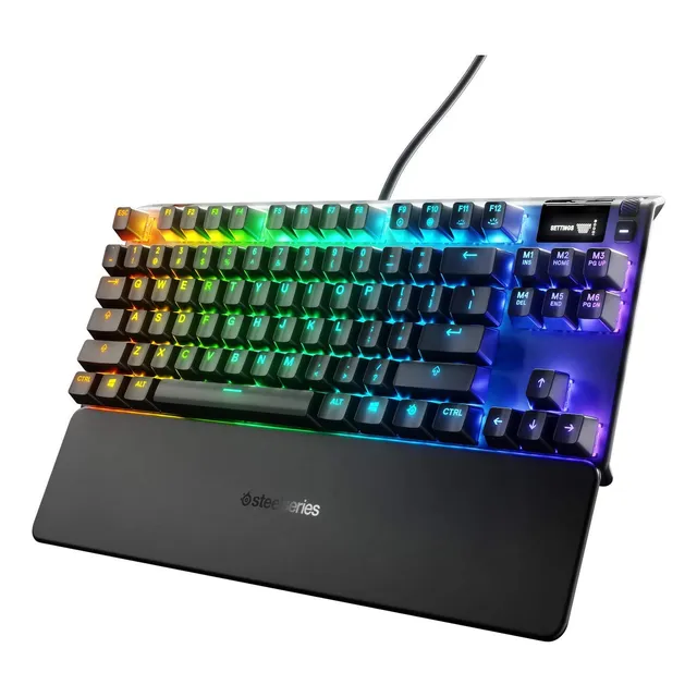 Teclado Mecánico Para Juegos Steelseries Apex 7 Tkl Brown