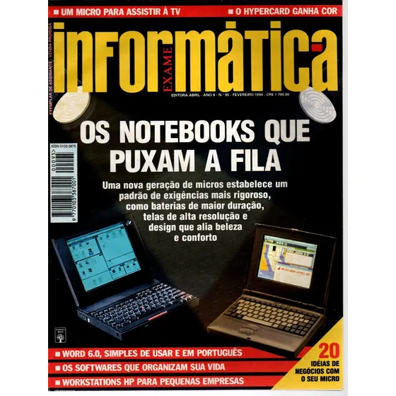 Revista Exame Informática, Nº 95, Ano 09, Fevereiro/94