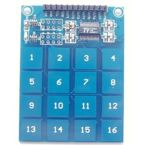 Arduino: Teclado Capacitivo Con Ttp229 De 16 Canales