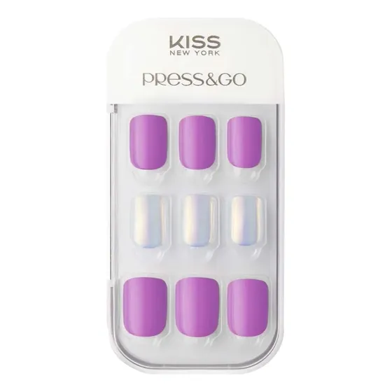 Unha Postiça Autocolante Press&go Cool Purple Kiss