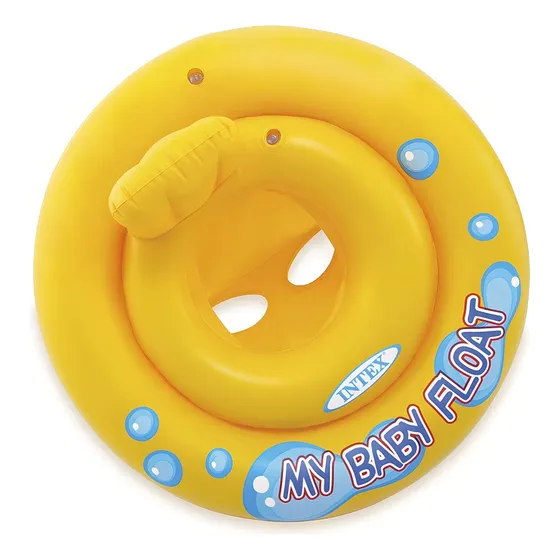 Inflable Salvavidas Andadera Flotador Intex 67 Cm Bebe Color Amarillo
