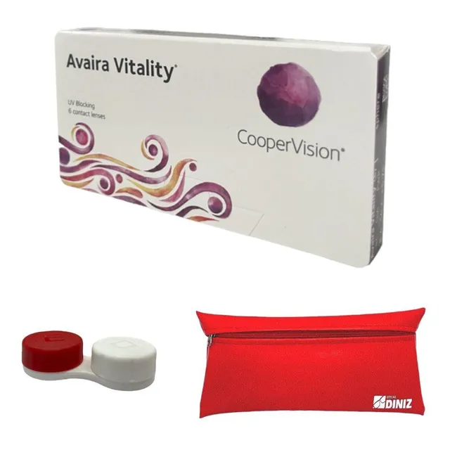 Lentes De Contato Avaira Vitality Coopervision - Com Grau