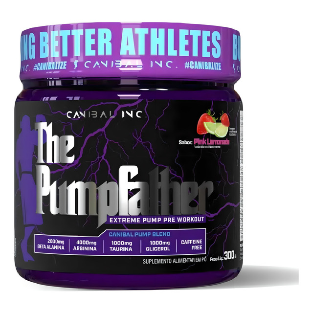 The Pumpfather 300g - Sem Cafeína - Sabor - Canibal Inc Sabor Pink Lemonade The Pumpfather 300g - Sem Cafeína - Sabor - Canibal Inc Sabor Pink Lemonade