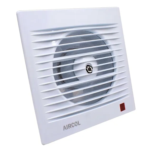 Extractor 120mm De Aire Cocina Bano Aircol Lh-2021 Color Blanco