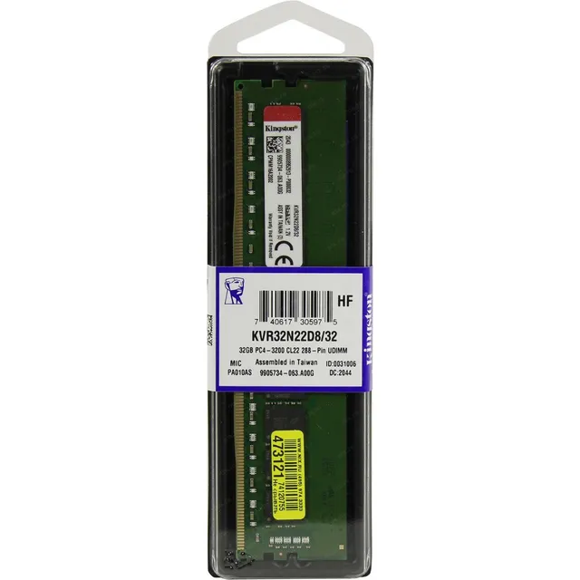 Memoria Kingston 32gb Ddr4 3200 Tranza