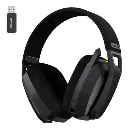 Auriculares Inalámbricos Para Juegos Binnune Bw06 Color Negro