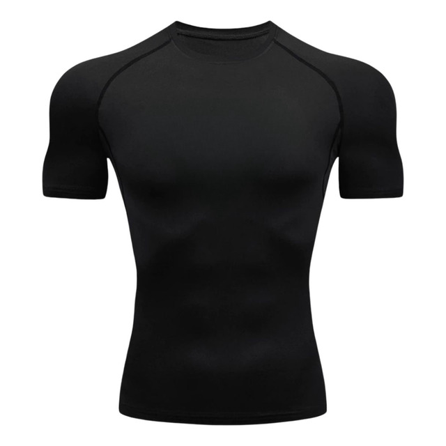 Rash Guard Camisa Compressão Apertada Manga Curta Treino