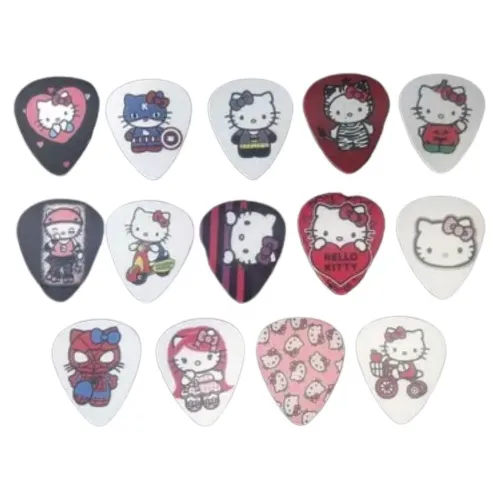 14 Palhetas Hello Kitty Personalizadas