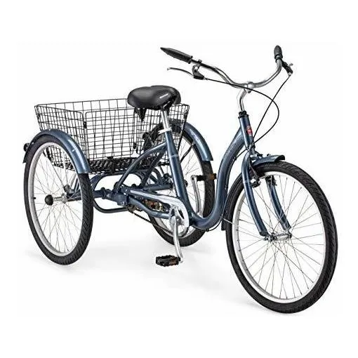 Triciclo Schwinn Bicicleta Ruedas 24  Meridian Con Canasta