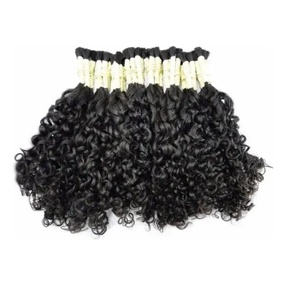 Cabelo Humano Cacho Caipira 75cm 150gr Cor Castanho Castanho