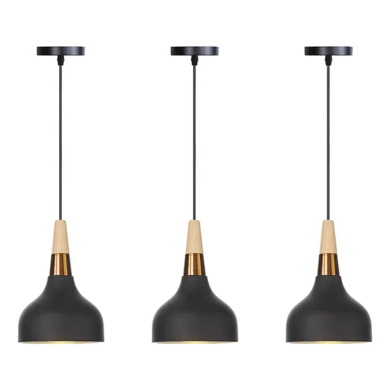 3 Pcs Lámparas Colgantes Modernas Para Restaurante Bar Café Macarón Lamparas Para Sala Focos Led Para Casa Lamparas Exterior Lampara Halogena