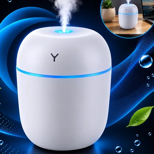 加湿器 d-design Hybrid Humidifier with AROMA Aromatizador Profissional Design Com Bico Duplo 800m3 Black