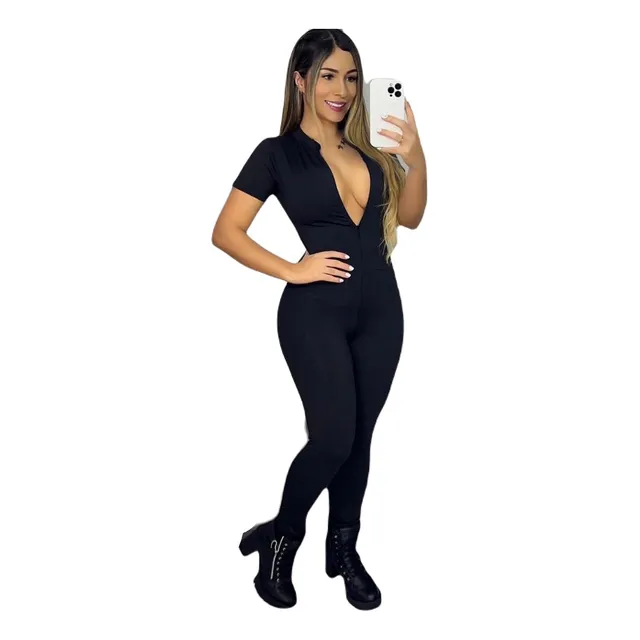 Enterizos Elegantes Para Dama Manga Corta