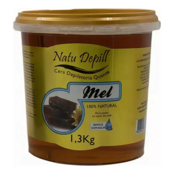 Cera Depilatória Quente Natu Depill Mel 1,3kg