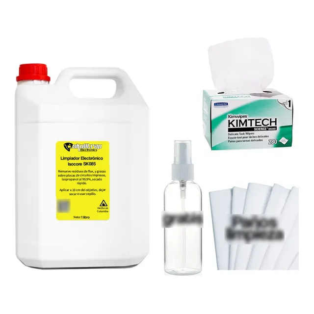 Limpiador Electrónico Alcohol Isopropílico 1 Litro Skulltrap