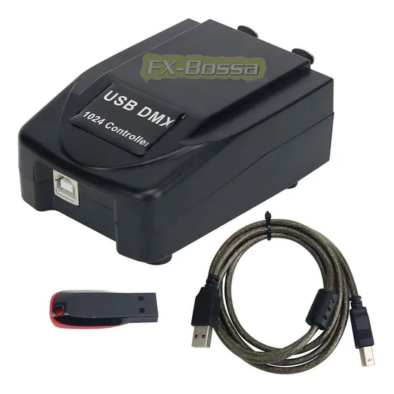 Interface Usb A Dmx Controlador De Luces Dj Lightjockey