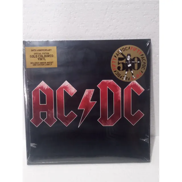 Lp Ac/dc Black Ice Vinil Dourado