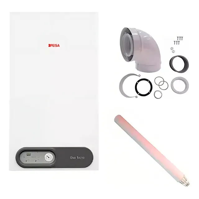 Caldera Diva Tecno 24 Ds F Metro Gas Licuado/envasado Peisa Color Blanco