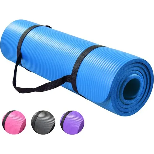 Mat 10 Mm Yoga Pilates Extra Grueso, Largo Color Rosa