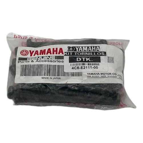 Kit De Tornillos Verde Oliva Para Motor Dt-125 Tipo Original