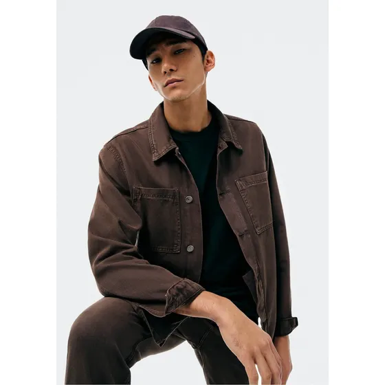 Campera De Jean Con Botones - H352