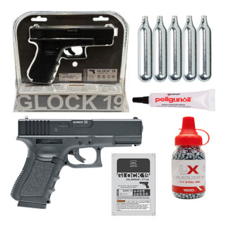Umarex Glock 19 Gen 3 Airsoft Cal .177 Co2 4.5mm Kit Xchws P Umarex Glock 19 Gen 3 Airsoft Cal .177 Co2 4.5mm Kit Xchws P