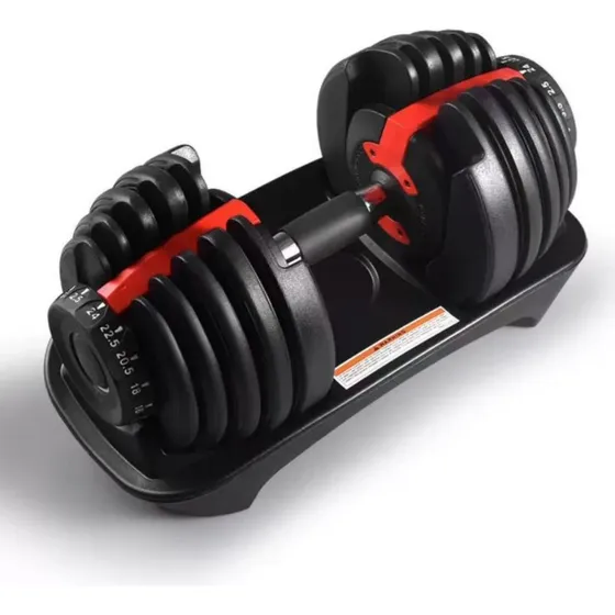 Halter Regulável 24kg Dumbbell Anilha Ajustável Adking