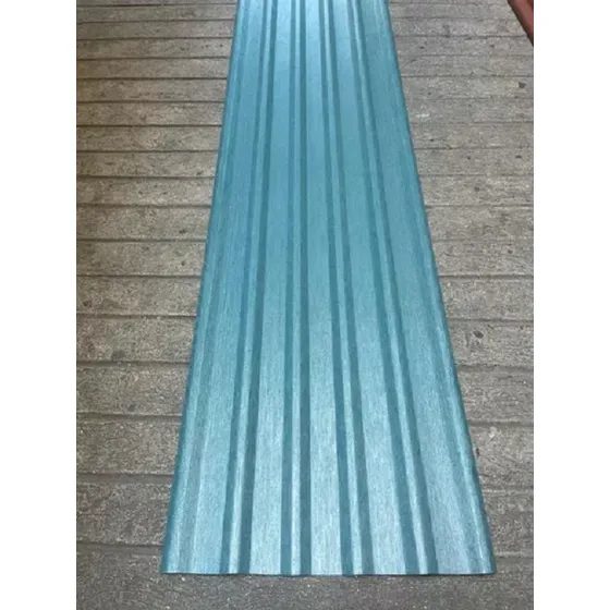 Lámina Para Techar De Polipropileno Canal Ancha Color Azul