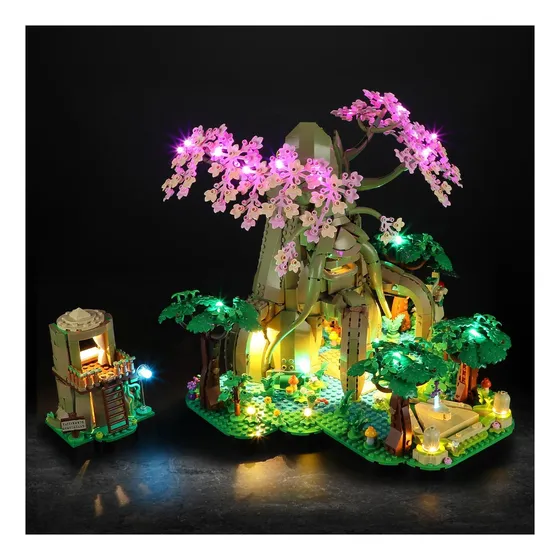 Luz Led Vaodest Para O Conjunto 2 Em 1 Lego Great Deku-tree,