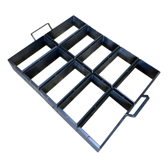 Forma Manual De Aço Bloquete Paver 10 Blocos Lajotinha Piso 