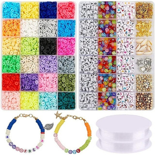 Kit De Cuentas Para Brazaletes Collares Y Alhajas 6000 Pzs Kit De Cuentas Para Brazaletes Collares Y Alhajas 6000 Pzs