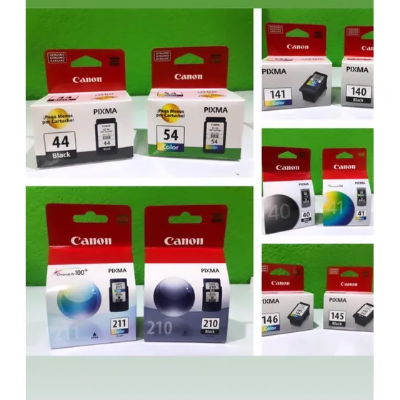 Cartuchos Canon 145 146 210 211 40 41 245 246 240 241 50 51