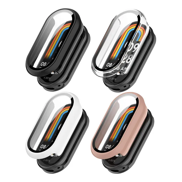 4 Funda Con Mica Para Xiaomi Smart Band 9 Case Protector